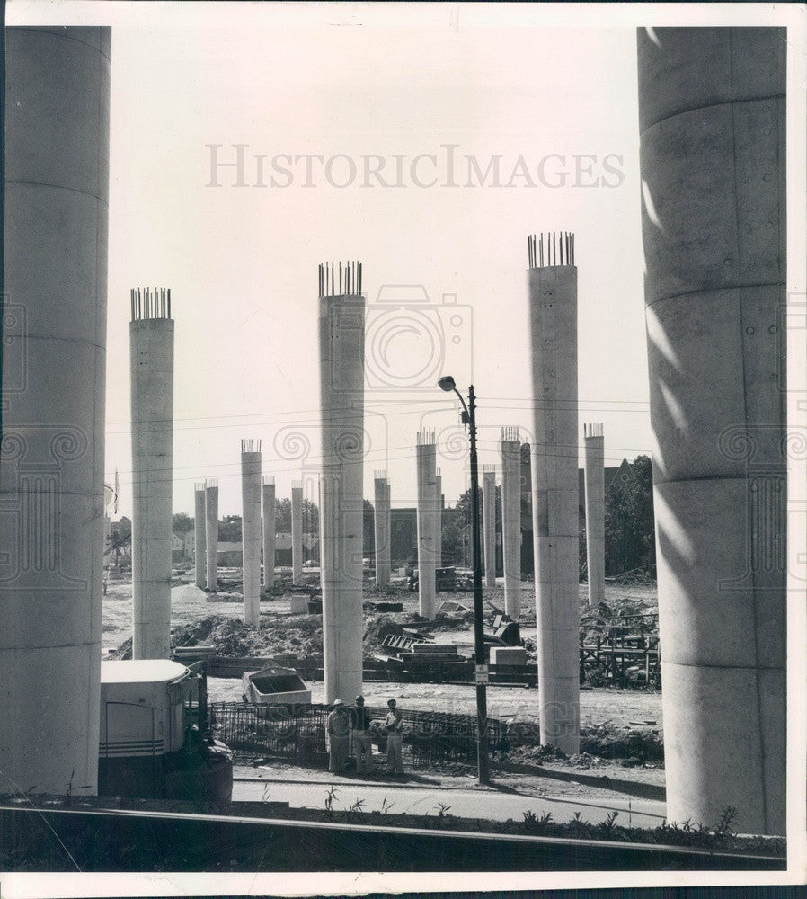 1962 Chicago, IL S Expressway Construction, Archer &amp; Lowe Overpass Press Photo - Historic Images