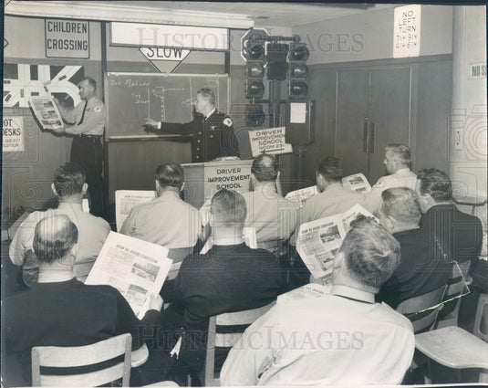1962 Chicago, Illinois Dan Ryan Expressway Traffic Police Press Photo - Historic Images