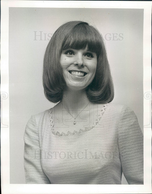 1966 Chicago IL Miss Young World Fairest Finalist Kathy Benningfield Press Photo - Historic Images