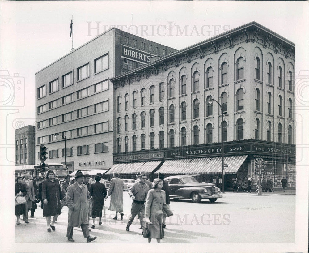 Undated Chicago, Illinois Michigan Avenue Press Photo - Historic Images