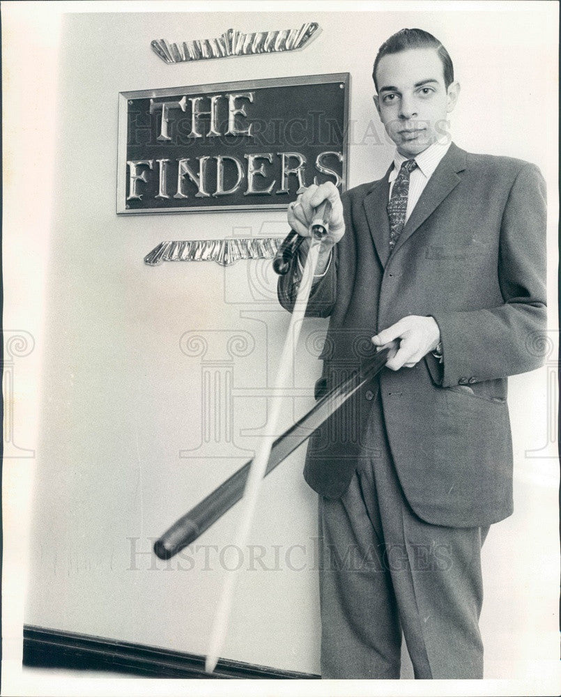 1965 Chicago, Illinois Barry Stone of The Finders Press Photo - Historic Images