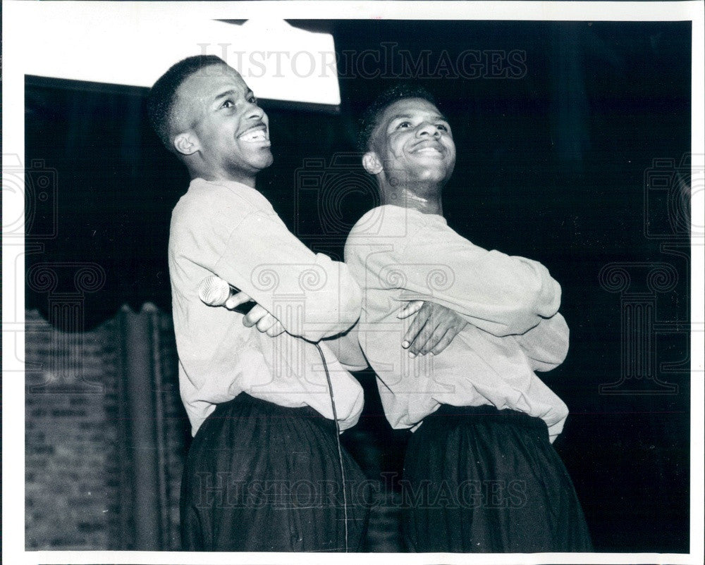 1991 Chicago, IL Explosonic Rockers Street Jazz Theatrical Troupe Press Photo - Historic Images