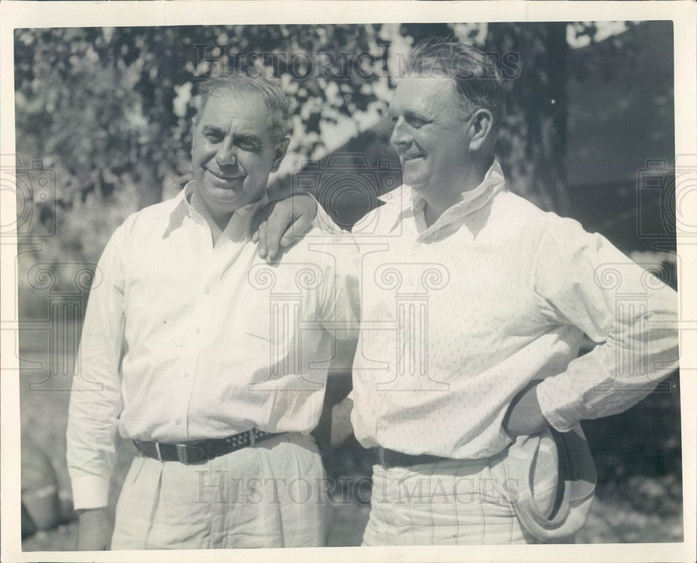 Undated Chicago, Illinois Mohawk Country Club President TW Louton Press Photo - Historic Images
