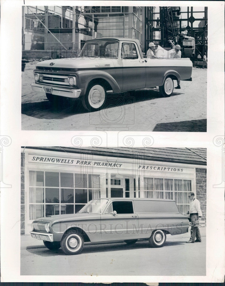 1961 Detroit, Michigan Ford Falcon Truck Press Photo - Historic Images