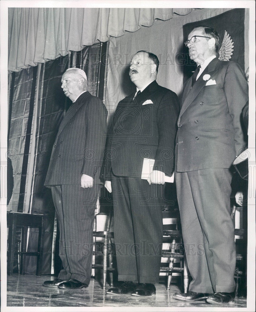 1955 Polish Army General Kazimierz Sosnowski, Tadeusz Bielecki Press Photo - Historic Images