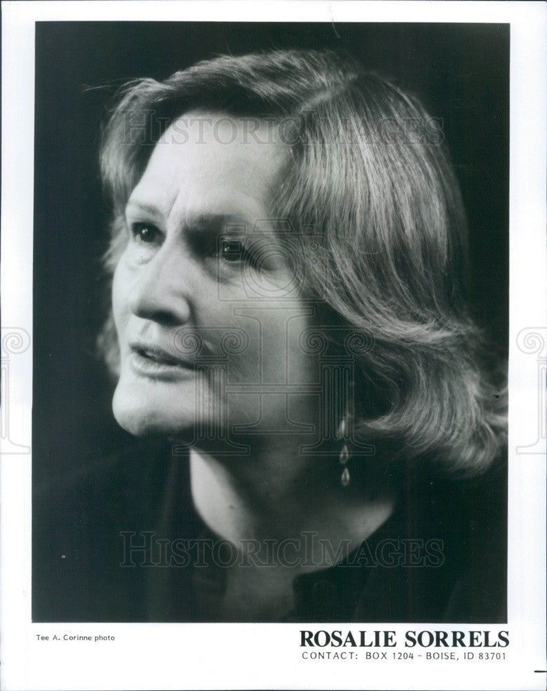 1993 Folk Singer-Songwriter Rosalie Sorrels Press Photo - Historic Images