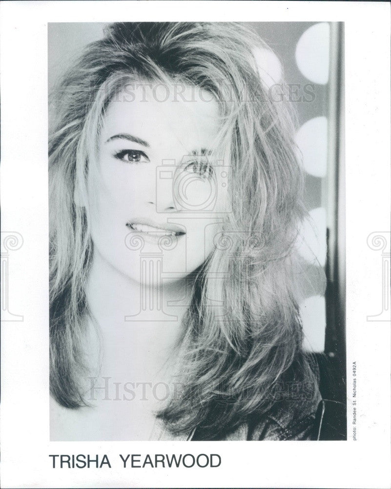 1993 American Country Music Artist Trisha Yearwood Press Photo - Historic Images