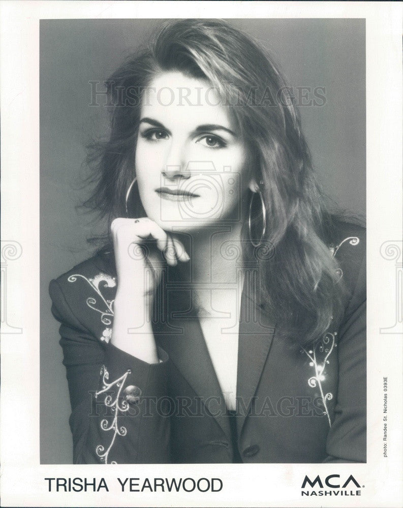 1993 American Country Music Artist Trisha Yearwood Press Photo - Historic Images