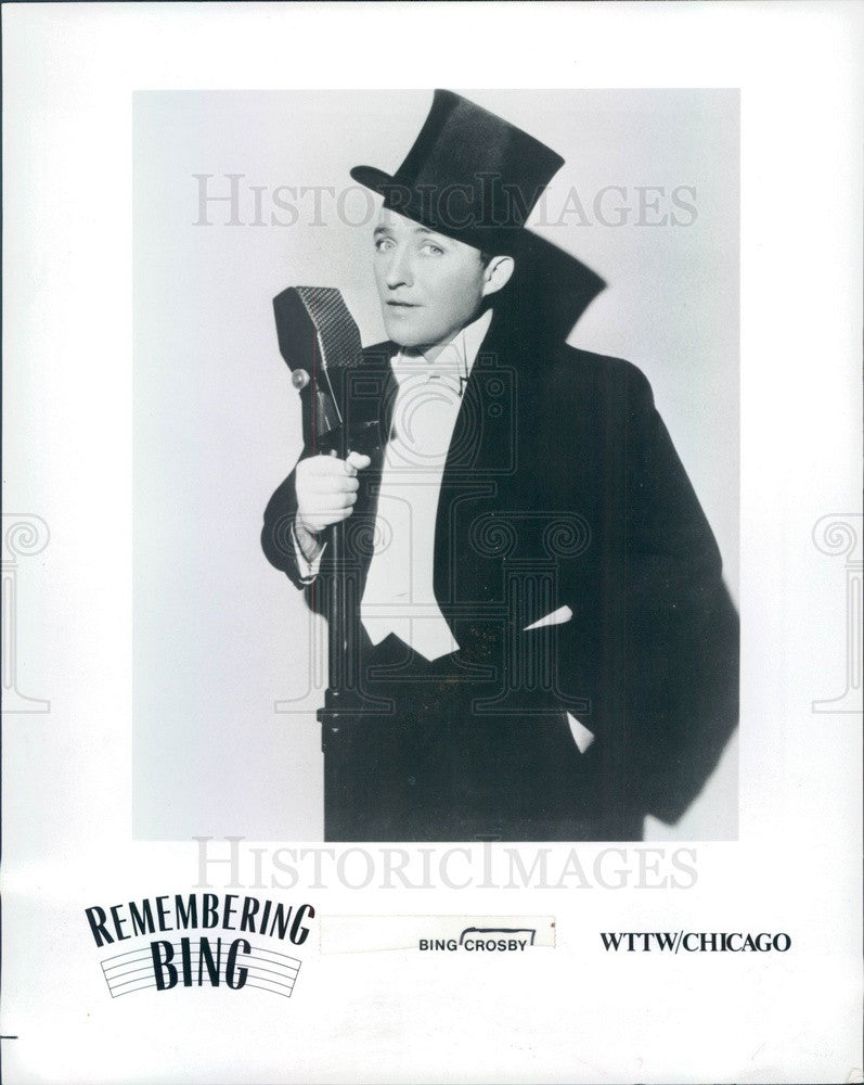 1995 American Hollywood Actor/Singer Bing Crosby Press Photo - Historic Images