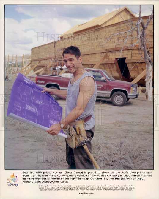 Undated American Hollywood Actor Tony Danza in Noah Press Photo - Historic Images