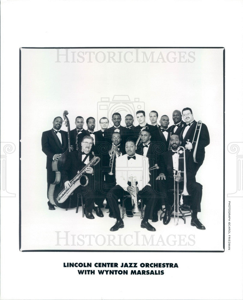 2000 Jazz Trumpeter Wynton Marsalis/Lincoln Center Jazz Orchestra Press Photo - Historic Images