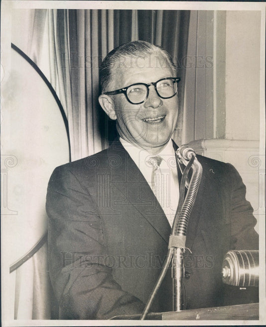 1958 American Hollywood Actor/Dancer/Politician George Murphy Press Photo - Historic Images
