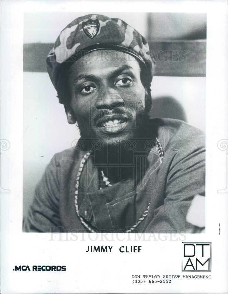 1980 Jamaican Order of Merit Musician/Singer/Actor Jimmy Cliff Press Photo - Historic Images