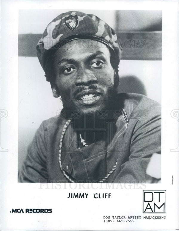 1980 Jamaican Order of Merit Musician/Singer/Actor Jimmy Cliff Press P ...