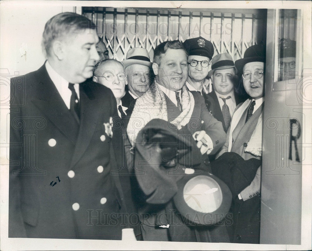 1936 Michigan State Senator Anthony Wilkowski, John De Gutes Press Photo - Historic Images