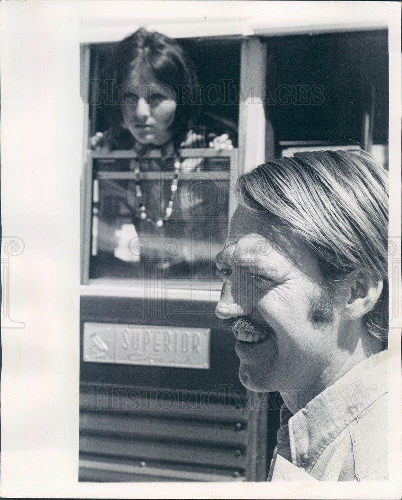 1970 AZ Navajo Rough Rock Demonstration School Dir Guy Blackburn Press Photo - Historic Images