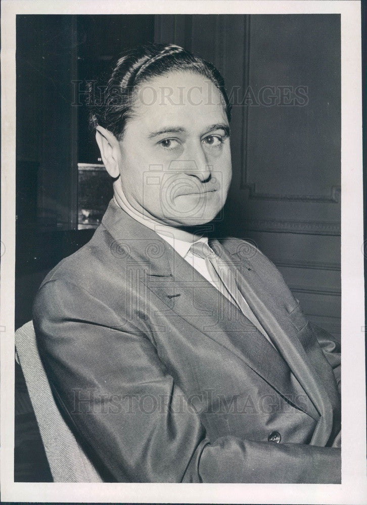 1957 Germany Dr. Wilhelm Schuetz Press Photo - Historic Images