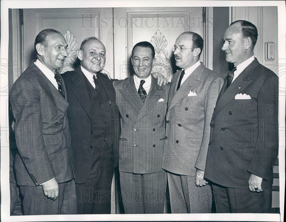 1946 Universal CIT Credit Corp Execs, President AO Dietz, EA Rolley Press Photo - Historic Images