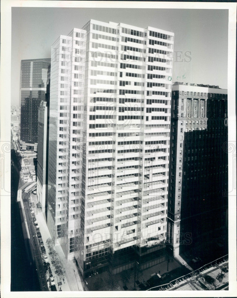 1986 Chicago, Illinois 200 N LaSalle Building Press Photo - Historic Images