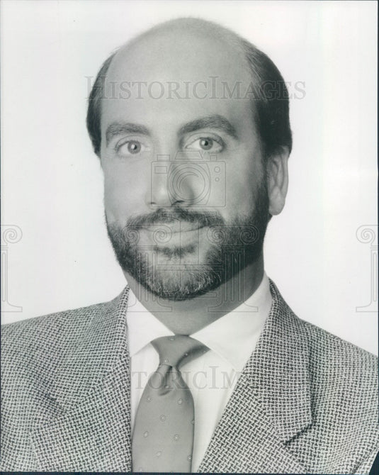 1989 TV Personality & Celebrity Makeup Artist Jeffrey Bruce Press Photo - Historic Images