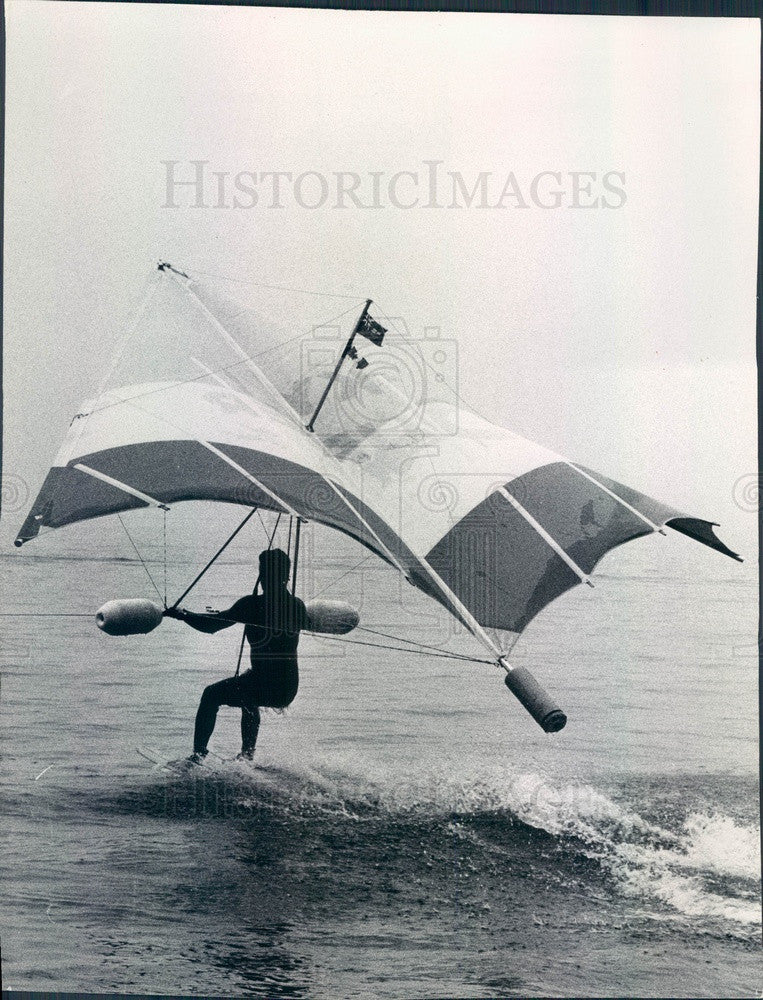 1974 Chicago, Illinois Lakefront Festival Delta Kite Championship Press Photo - Historic Images