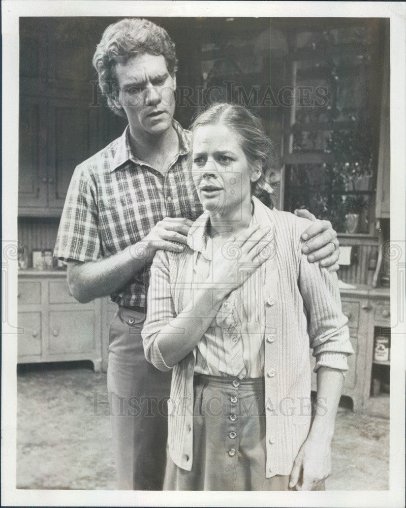 1983 Theater Actors Tom Stechschutte &amp; Caryn West Press Photo - Historic Images