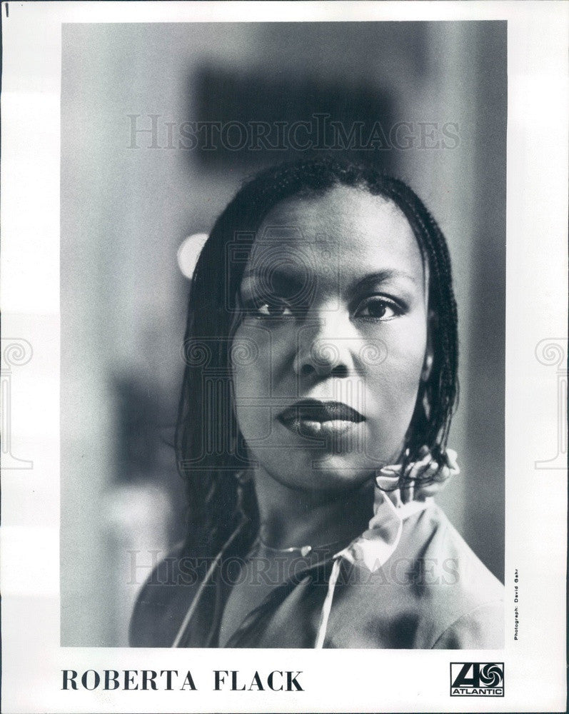 1980 American Singer/Songwriter/Musician Roberta Flack Press Photo - Historic Images