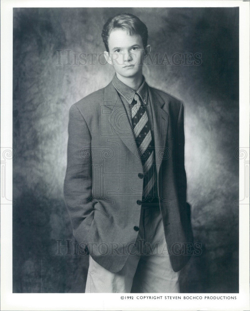 1992 American Hollywood Actor/Singer/Director Neil Patrick Harris Press Photo - Historic Images