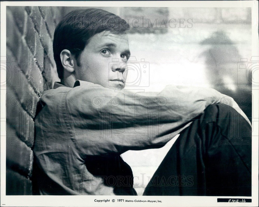 1971 American Hollywood Actor Wendell Burton Press Photo - Historic Images