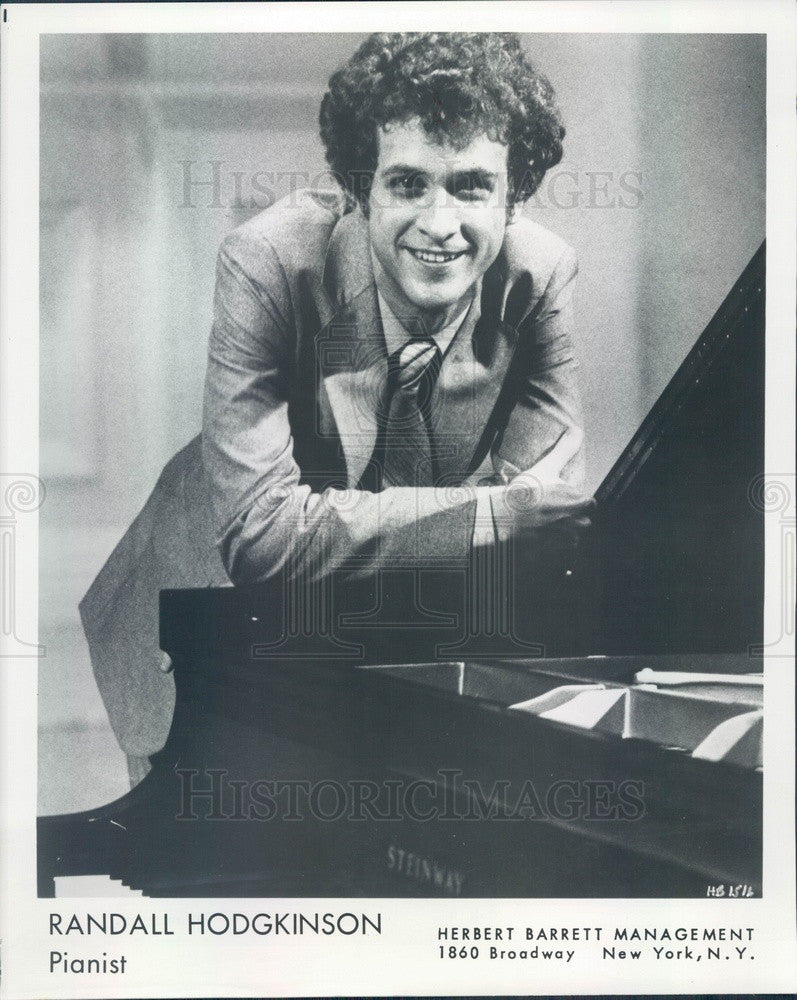 1982 American Pianist Randall Hodgkinson Press Photo - Historic Images