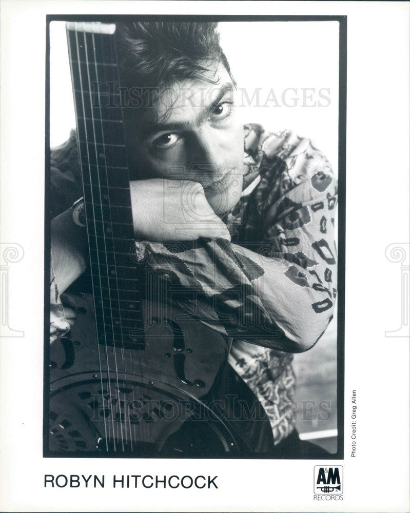 1995 English Singer/Songwriter/Guitarist Robyn Hitchcock Press Photo - Historic Images