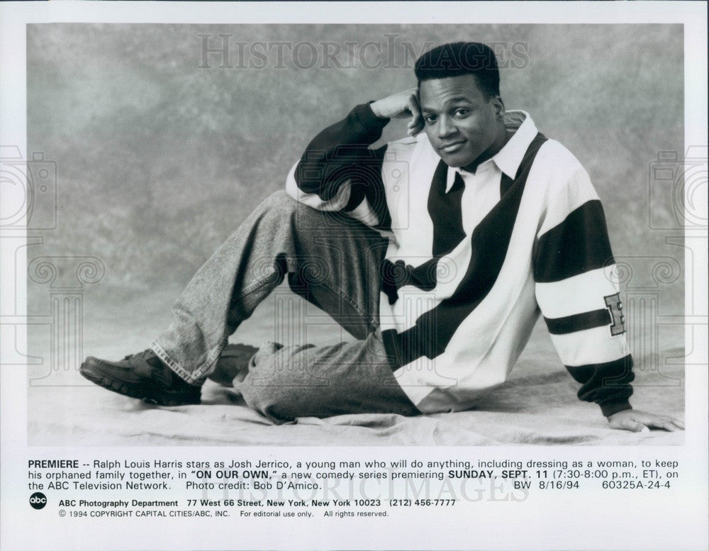 1994 American Comedian/Actor Ralph Louis Harris Press Photo - Historic Images