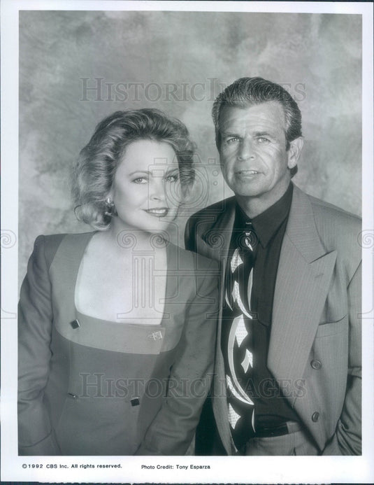 1993 American Hollywood Actors Michelle Phillips/William Devane Press Photo - Historic Images