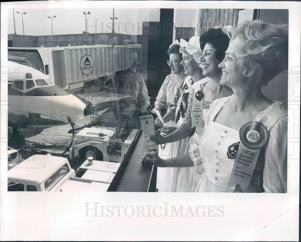 1975 Florida West Coast American Business Women's Assn Members Press Photo - Historic Images