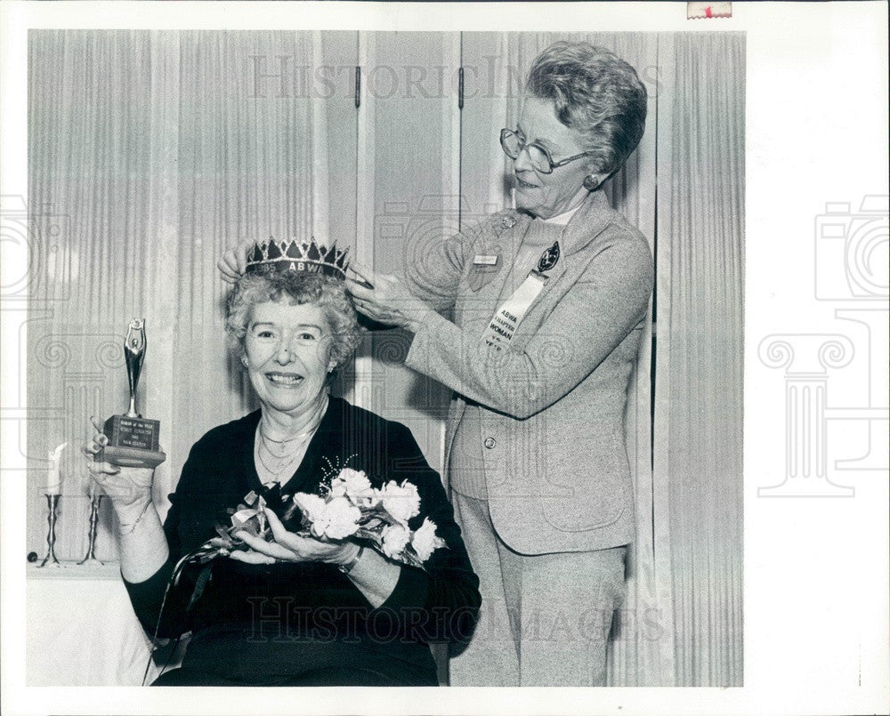 1985 Florida American Business Women's Assn, Palm Chapter Press Photo - Historic Images