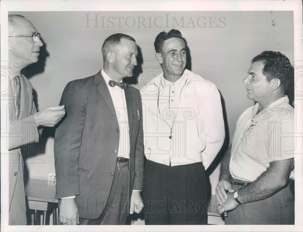 1962 Tarpon Springs, Florida Business and Professional Assn Officers Press Photo - Historic Images