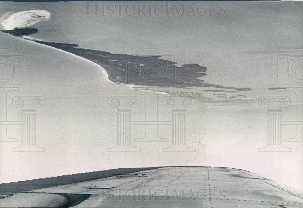 1965 Pinellas County, Florida Caladesi Island Aerial View Press Photo - Historic Images