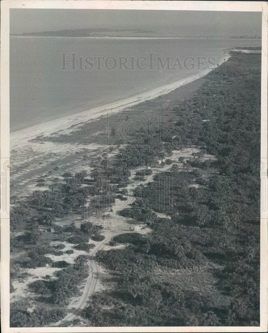 1969 Pinellas County, Florida Caladesi Island Aerial View Press Photo - Historic Images