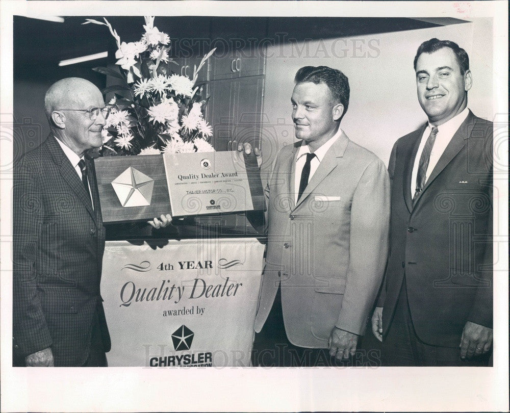 1964 Clearwater, Florida Thayer Motor Co President Milton Kenyon Press Photo - Historic Images