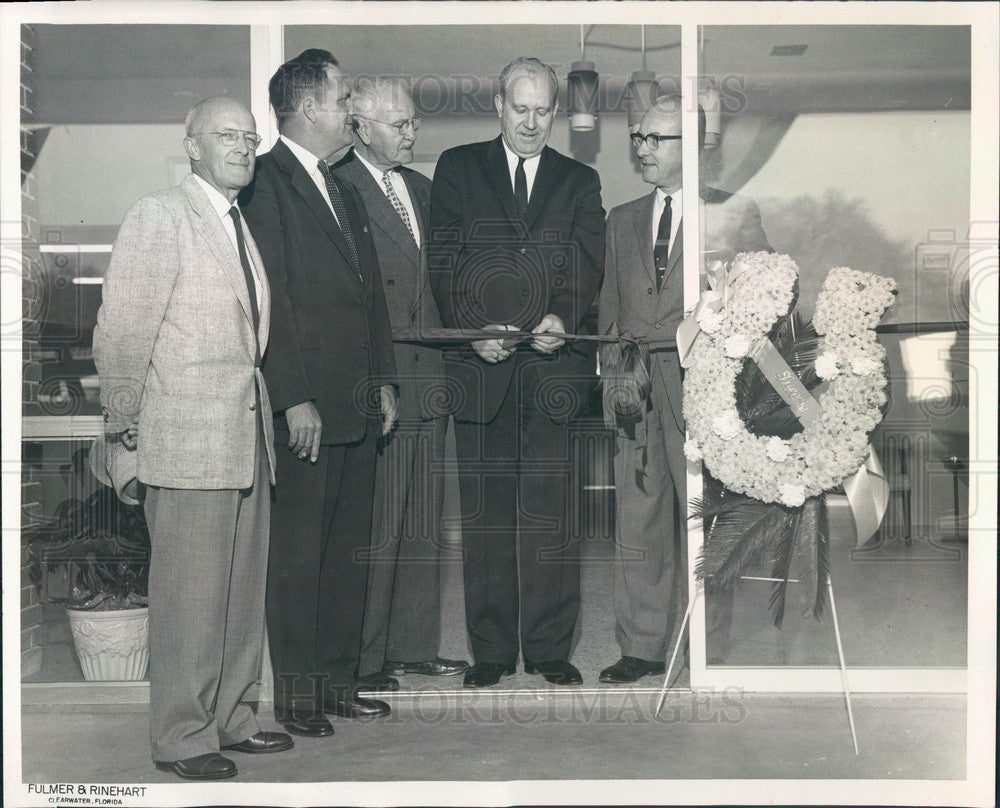 1960 Clearwater, Florida Thayer Motor Co New Bldg Dedication Press Photo - Historic Images