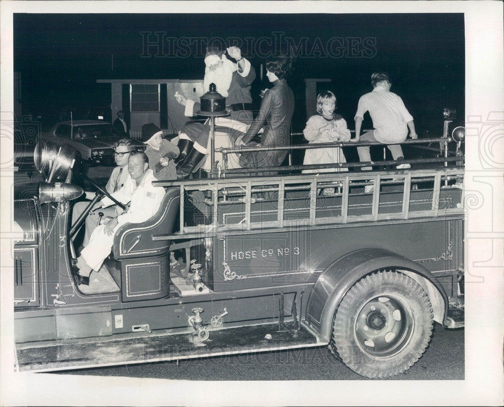 1971 Crystal River, Florida Christmas Parade Press Photo - Historic Images