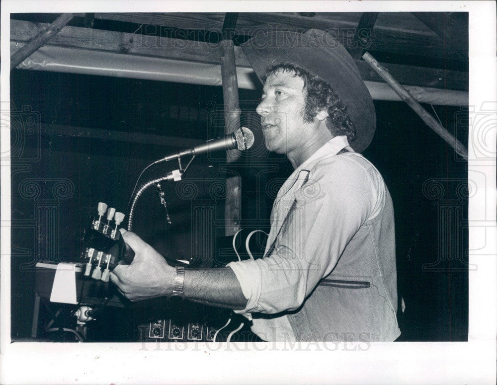 1980 Singer Songwriter Frank Cain Press Photo - Historic Images