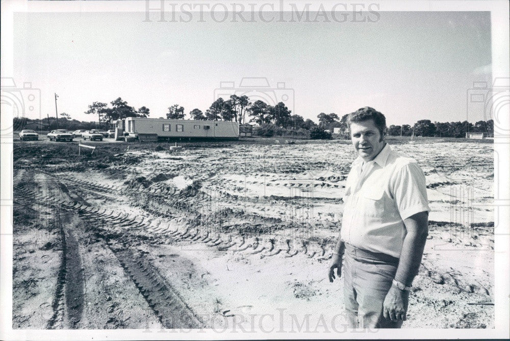 1979 Largo, Florida Christian TV Station WCLF Construction Press Photo - Historic Images