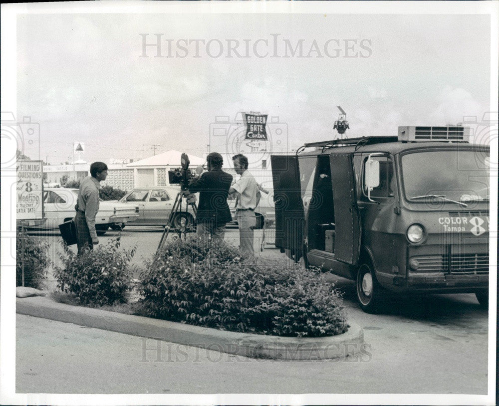 1972 Tampa, Florida WFLA-TV Station Town Meeting Program Press Photo - Historic Images