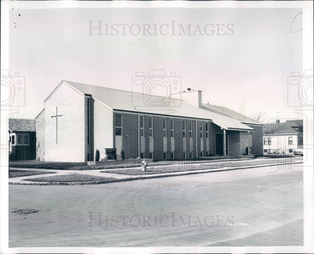 1960 Harvey, Illinois Free Methodist Church Press Photo - Historic Images