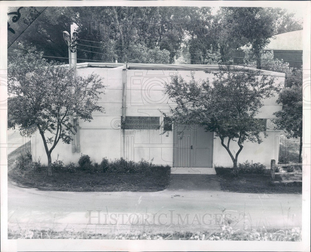 1962 Harvey, Illinois Booster Water Pumping Station Press Photo - Historic Images