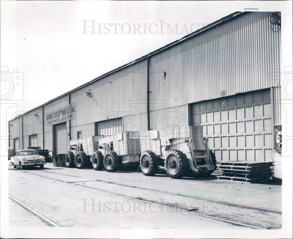 1960 Chicago, Illinois Calumet Port Warehouses During Dock Strike Press Photo - Historic Images