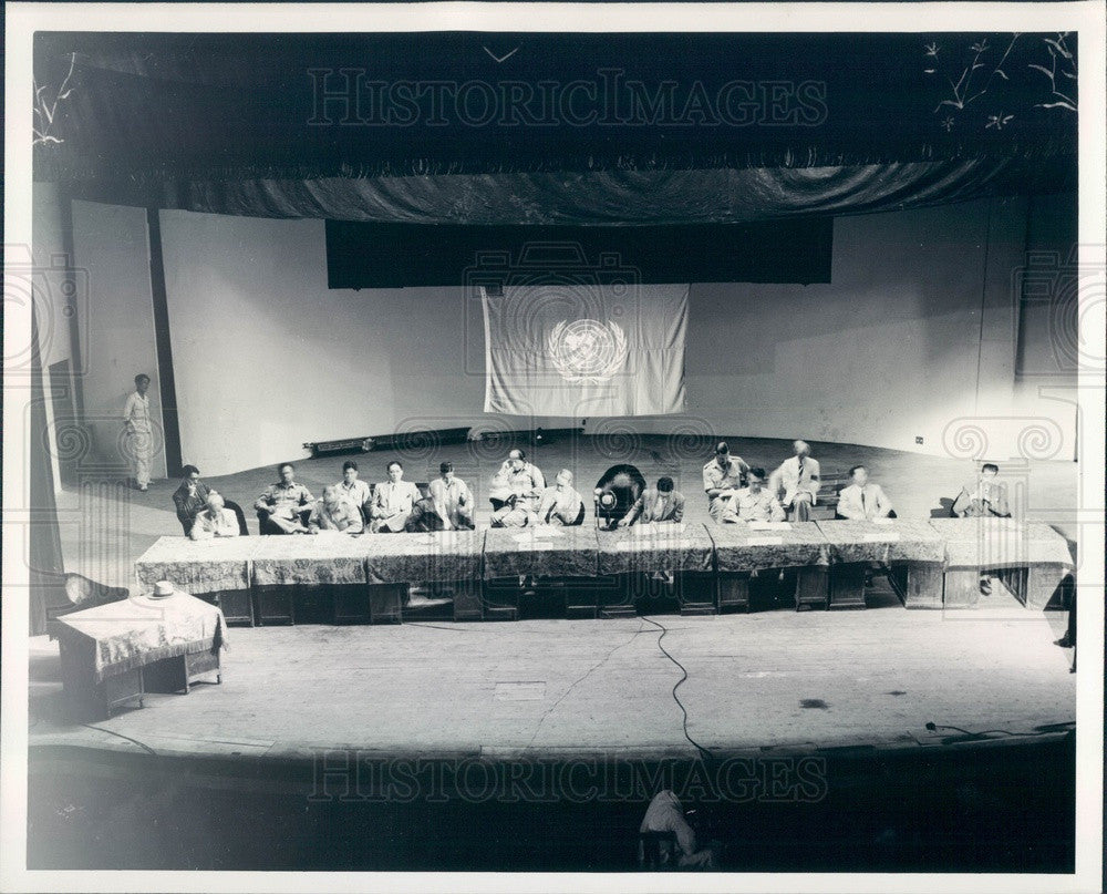 1950 United Nations Council for Korea Press Photo - Historic Images