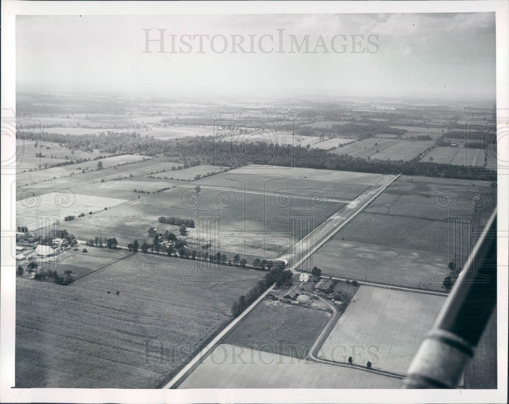 1945 Ohio, Park Ernsberger&#39;s Air Trail Inn Aerial View Press Photo - Historic Images