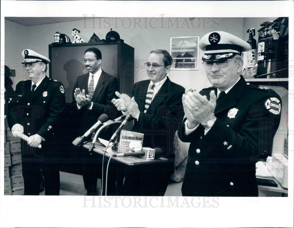 1994 Chicago, Illinois Fire Commissioner Raymond Orozco Press Photo - Historic Images